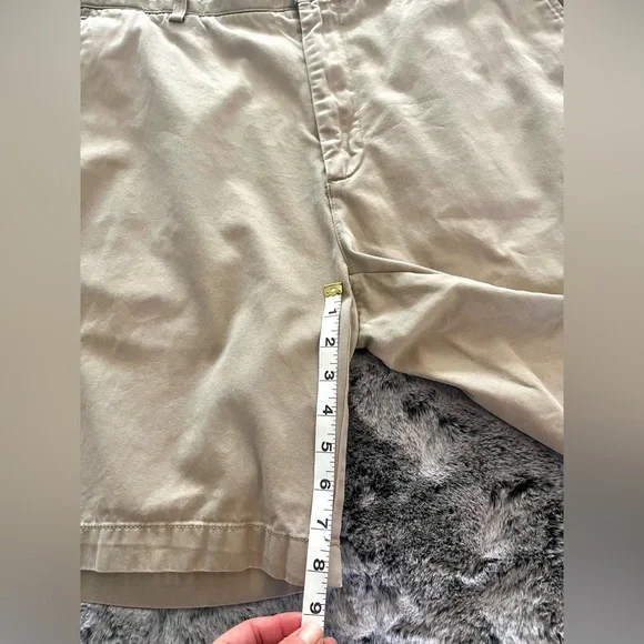 Men’s Roundtree & Yorke casuals khaki shorts Size 38 GUC Uniform Work - Picture 6 of 10